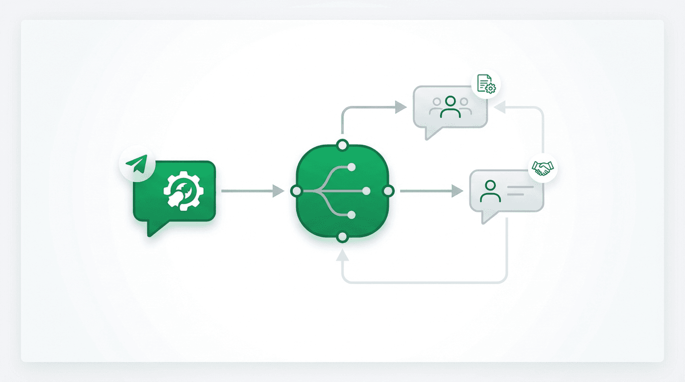 Telegram Bot für Agenturen mit OpenClaw