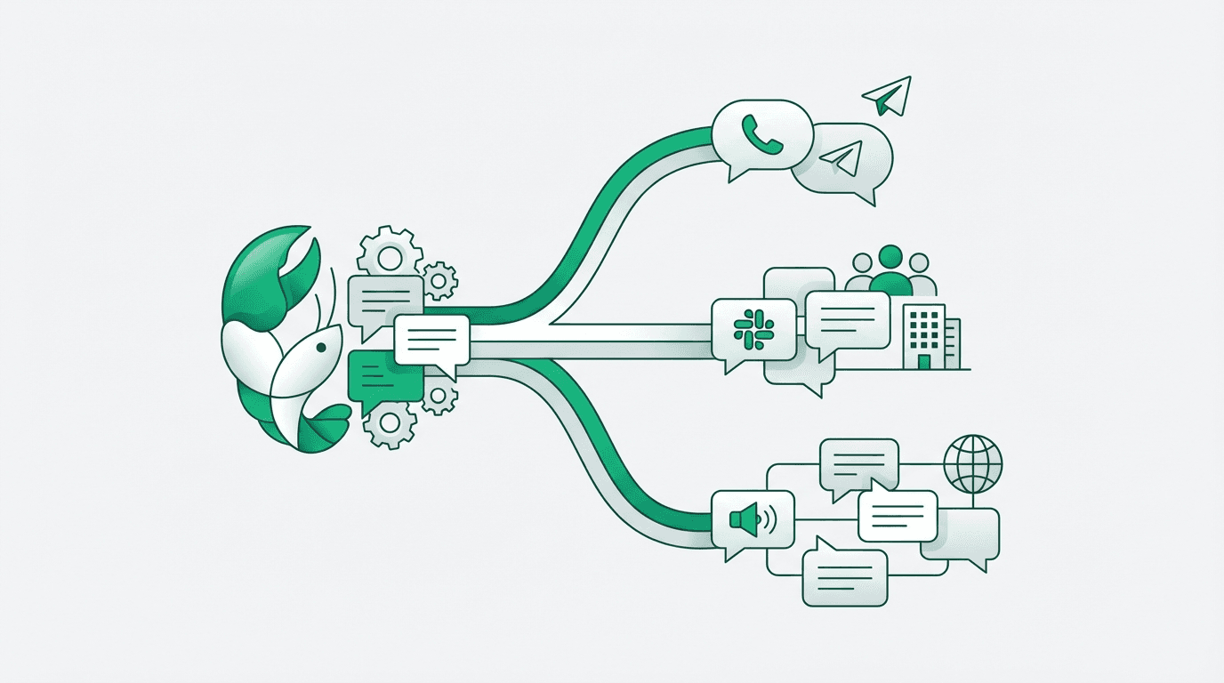 OpenClaw Channels: WhatsApp, Telegram, Slack, Teams & mehr (Übersicht)